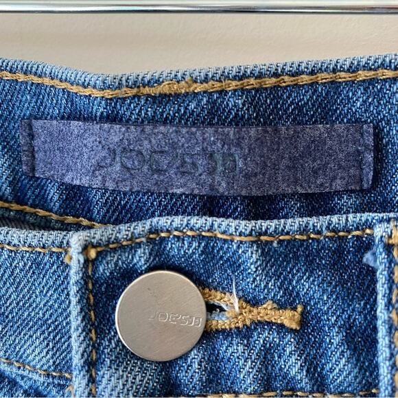 Joe’s Jeans The Blake High Rise Wide Leg Crop Jeans Raw Edge Hem Size 26 - Picture 5 of 10